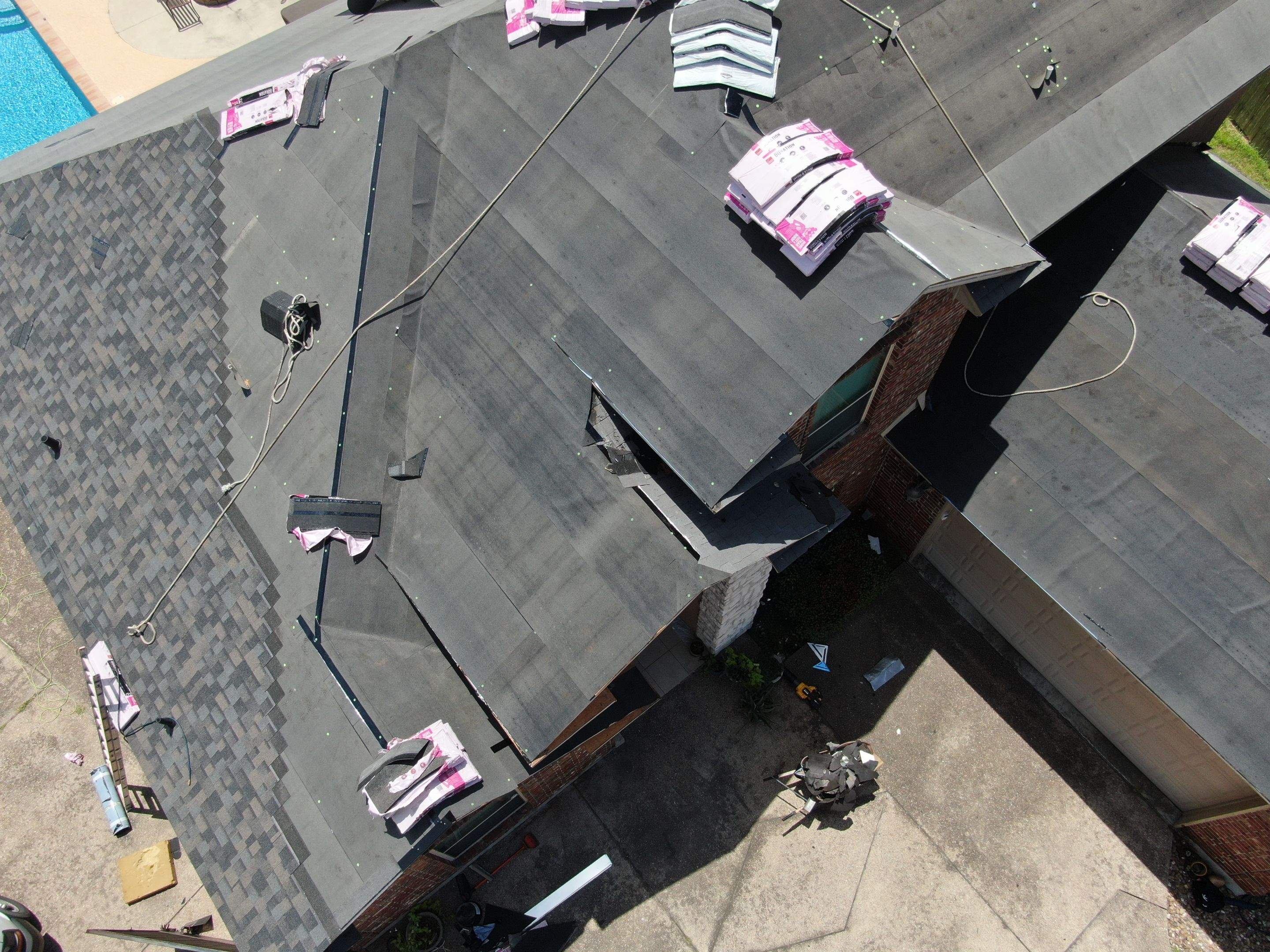 Flashing Stucco above the Roof by Bayfront Roofing and Construction