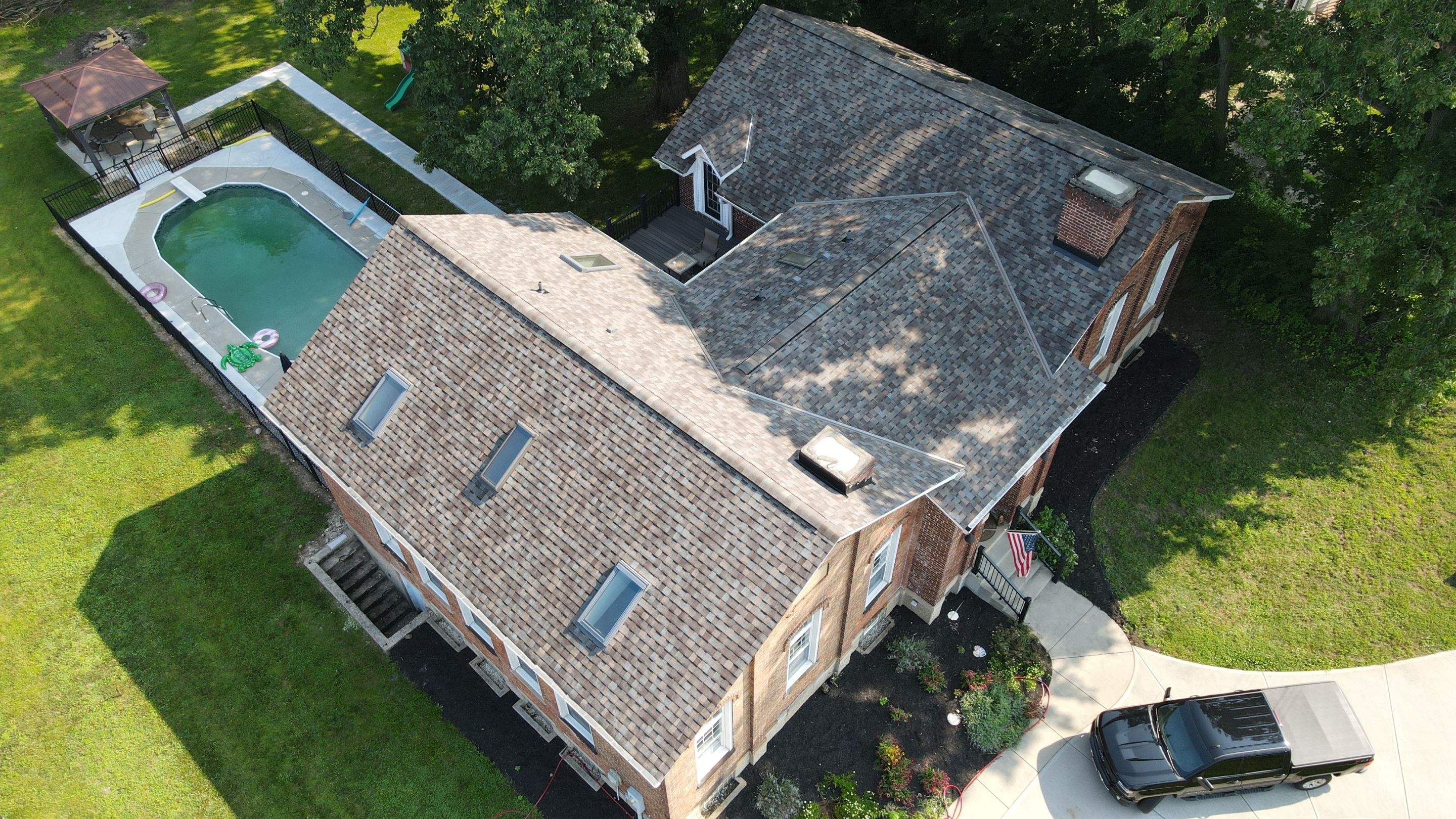 Residential Roofing Installation using Atlas Pristine by Tamlin Roofing