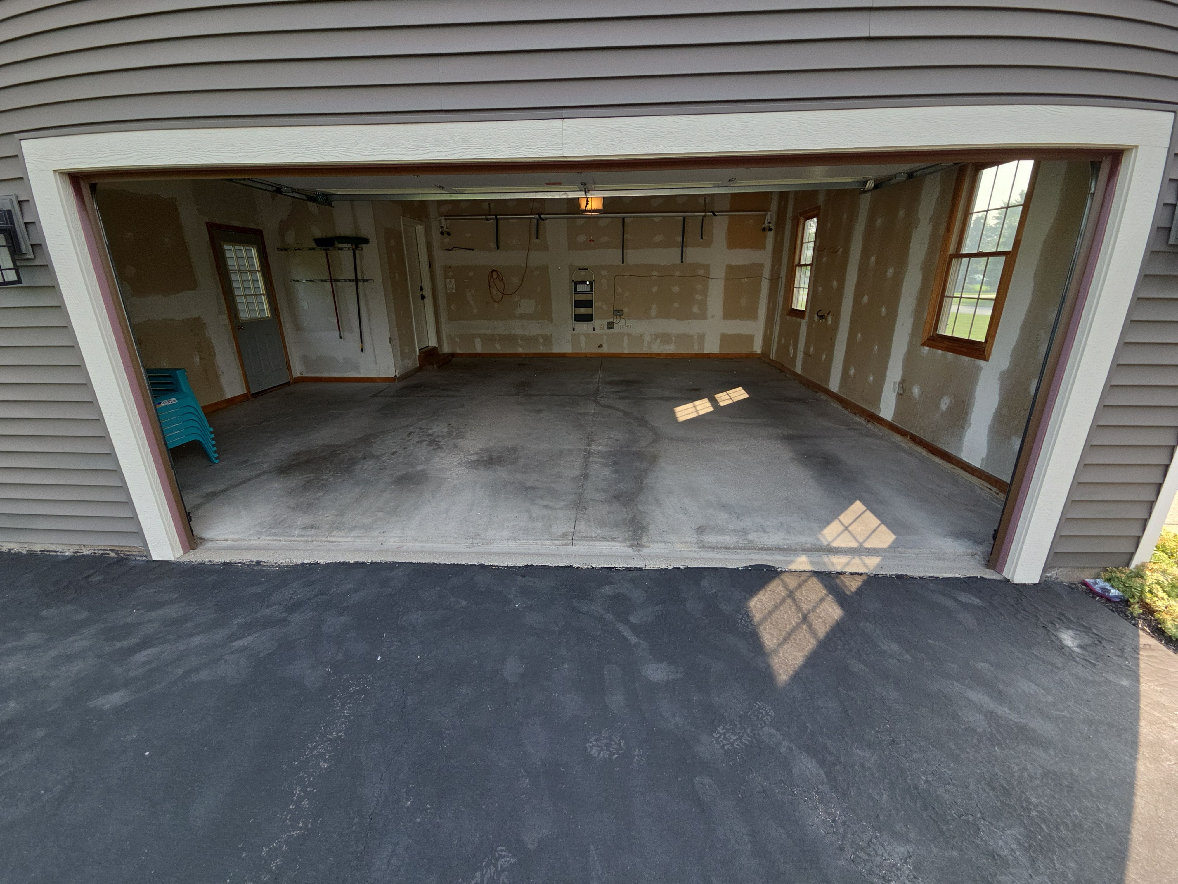 Vintage Shalestone Garage Coating by NG Masonry & Construction LLC