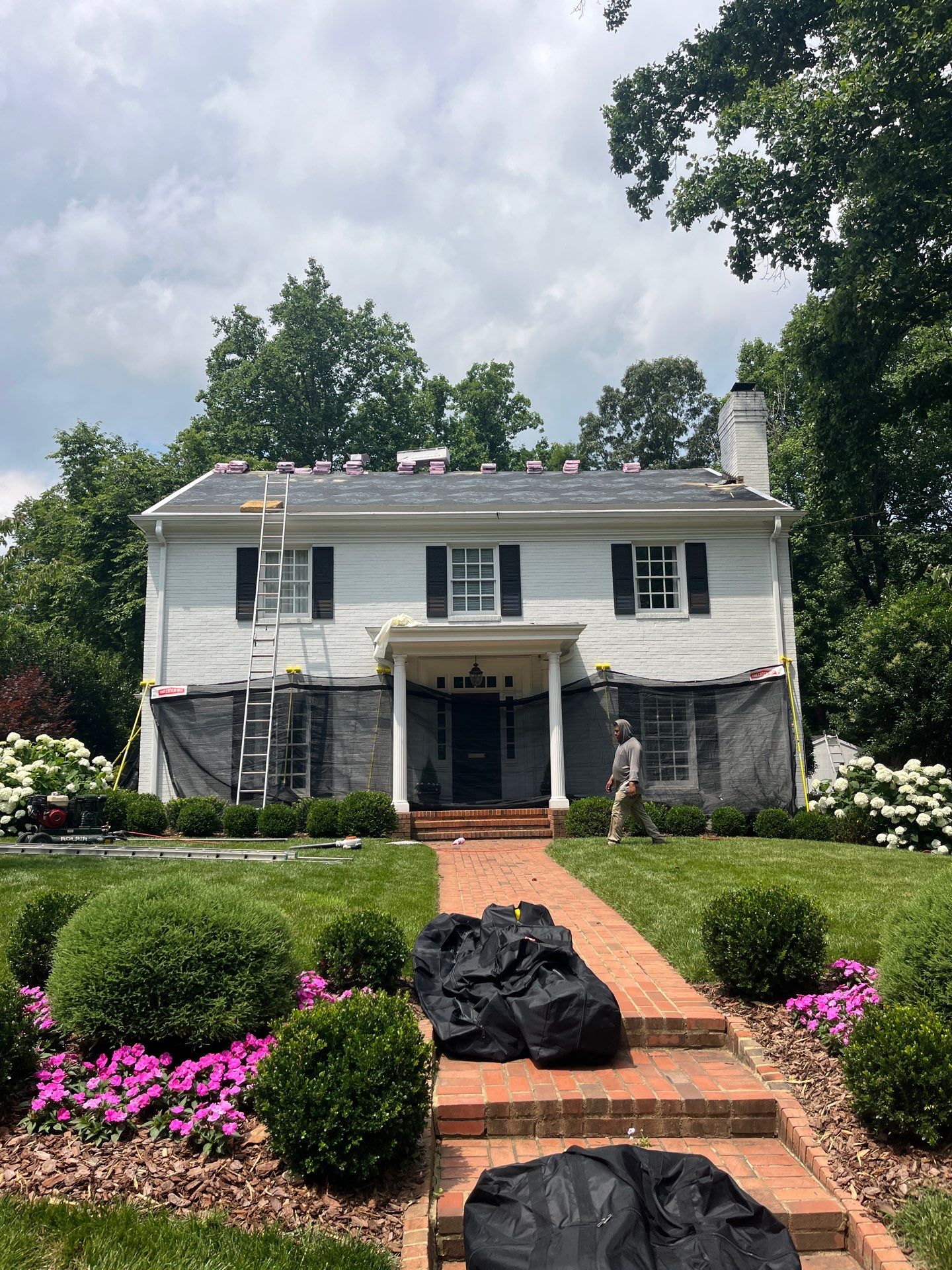 Roofing project in Greensboro  by Skywalker Roofing LLC
