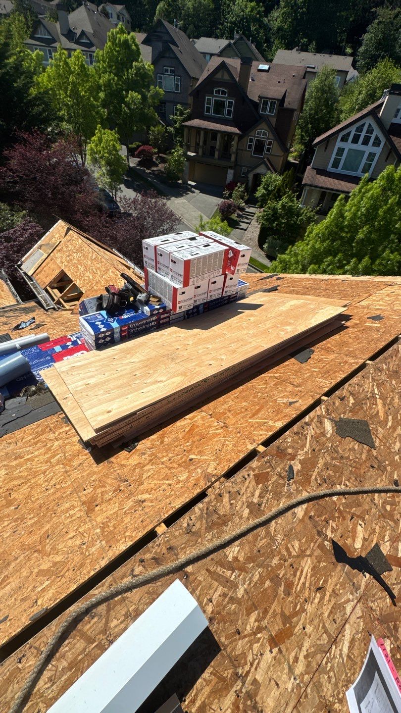 Residential Roofing Installation using GAF UHDZ Shingles by Roofing Formula LLC