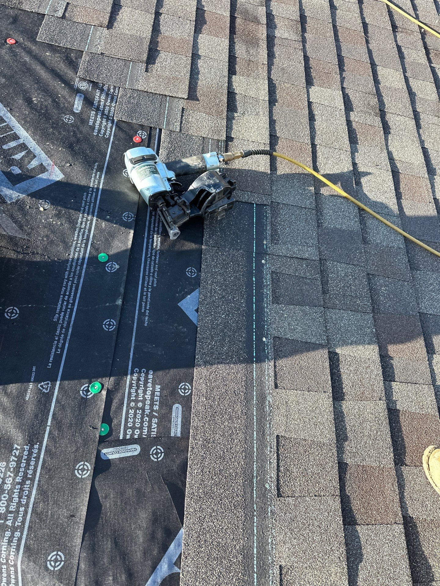 Residential Roofing Installation using CertainTeed Landmark Weathered Wood by Nitro Roofing and Construction