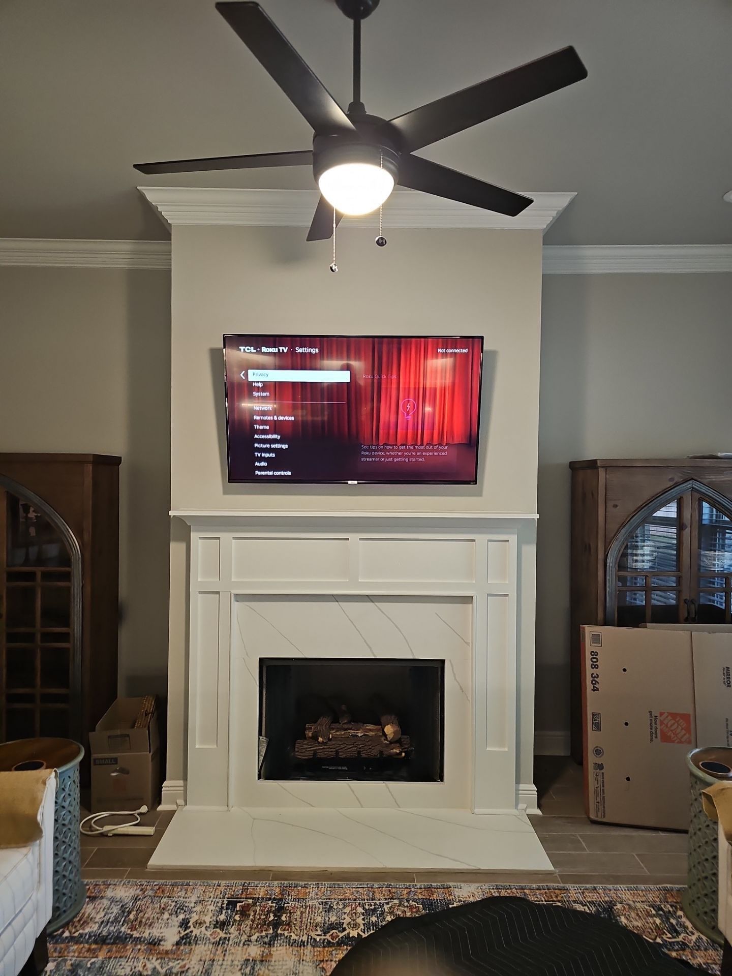 Fireplace TV Mounting Projects by Hangman Mounting & Installation 