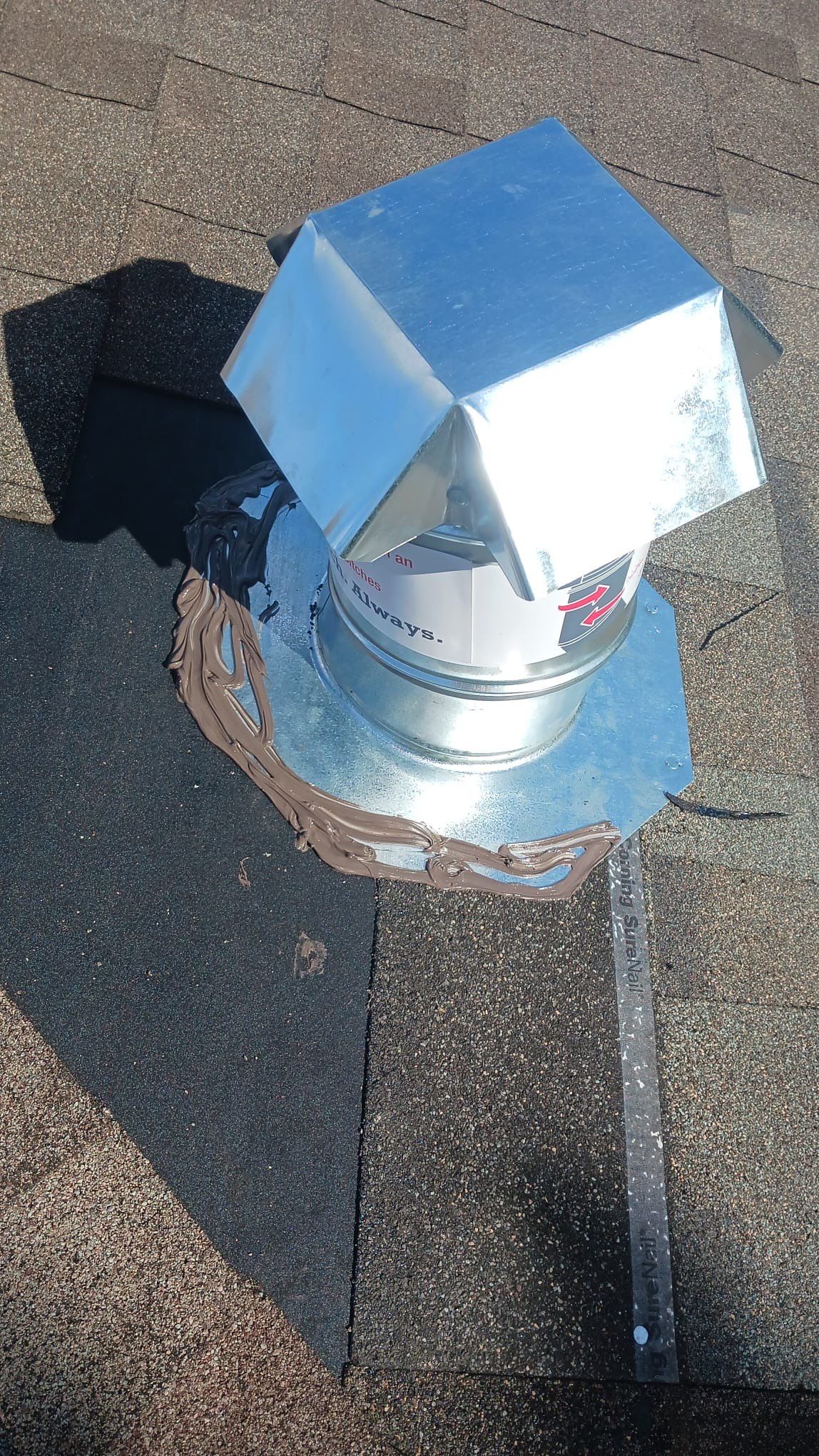 Hail Damage using Owen's Corning Duration (Lifetime) Shingles by Roof Repair Company