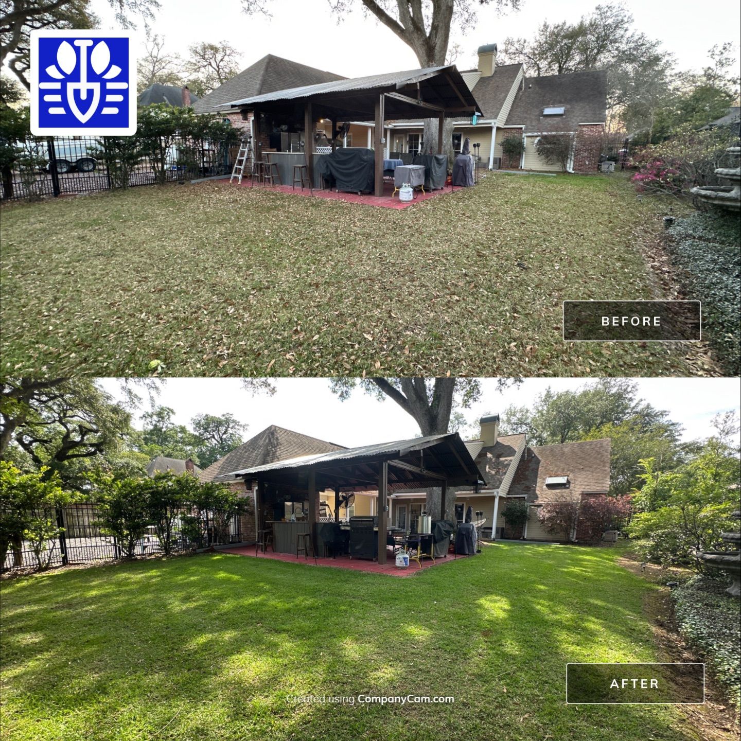 WINTER SERVICES: FULL LEAF JOB using  Leaf Removal by CutScape, LLC.