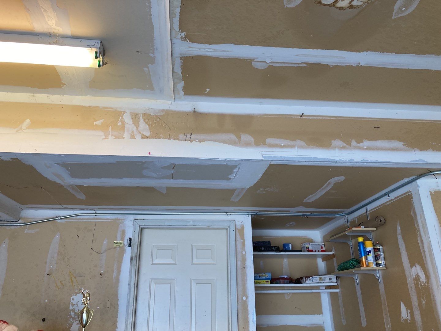 Water Damage in Garage by Accountable Home Services