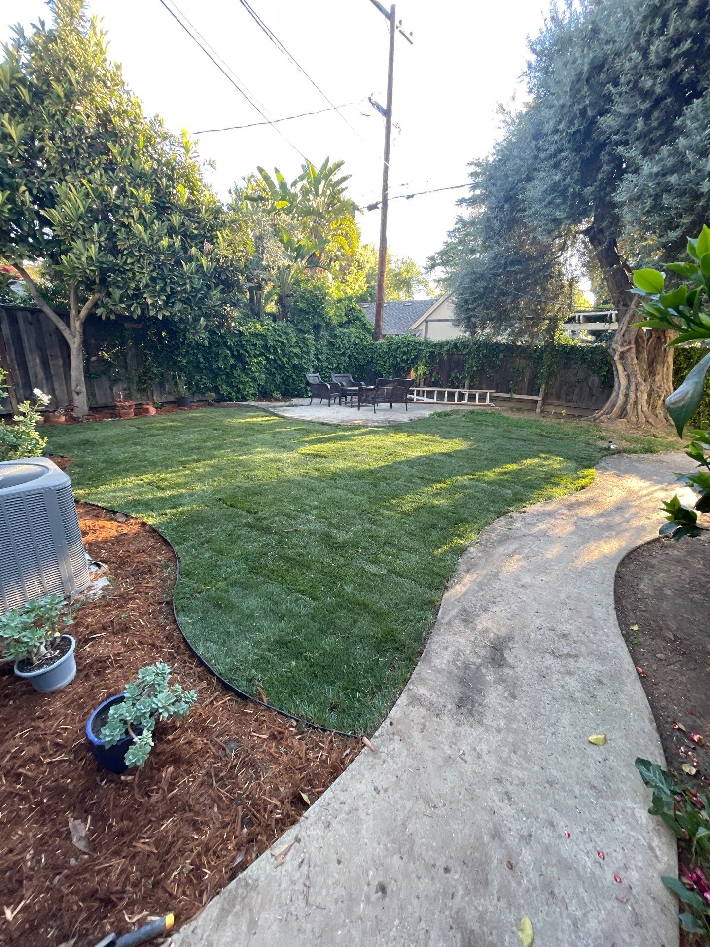 Project in Modesto by A - G Sod Farms