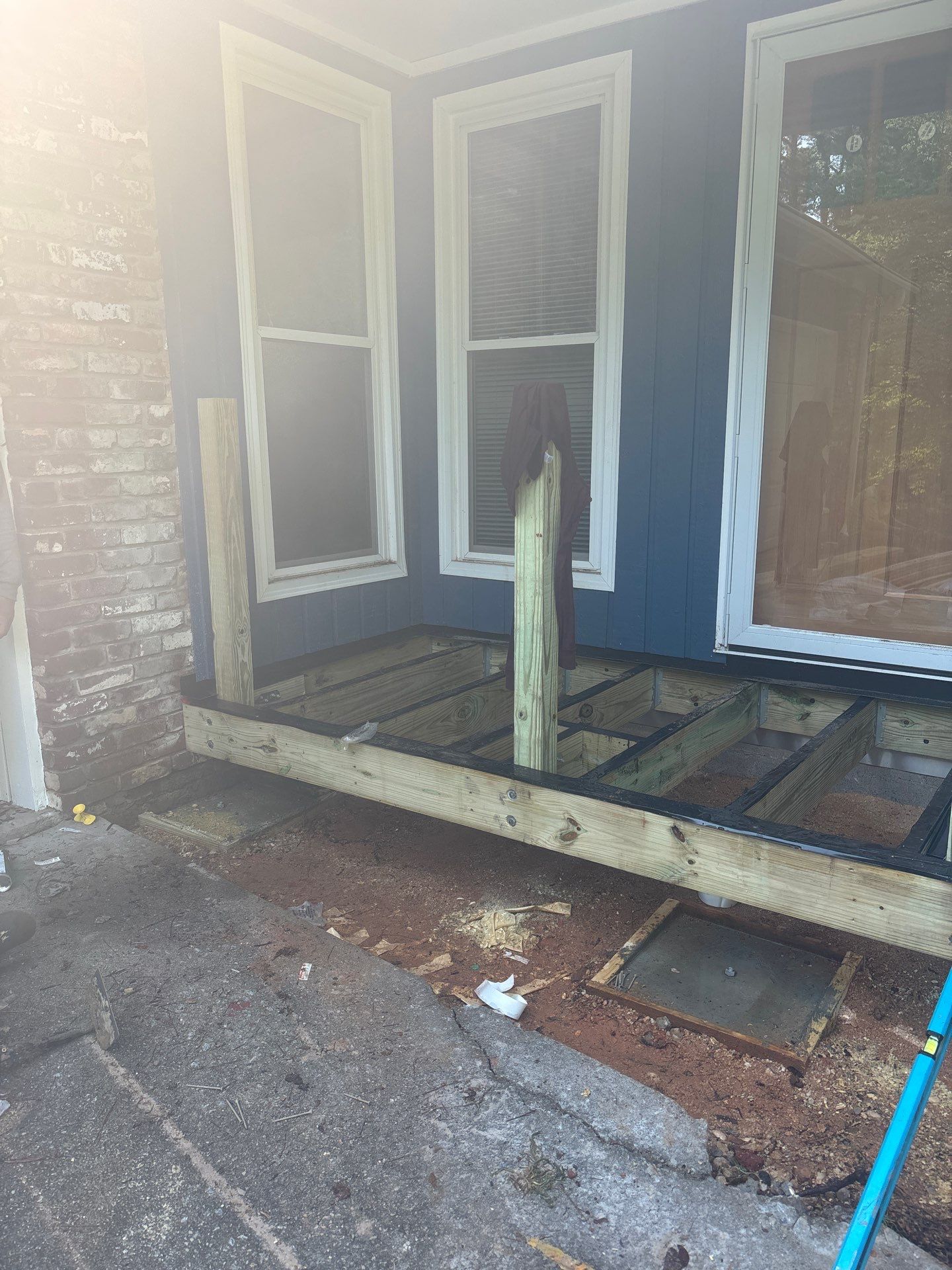 East Cobb Trex Porch Build by Nelson Exteriors