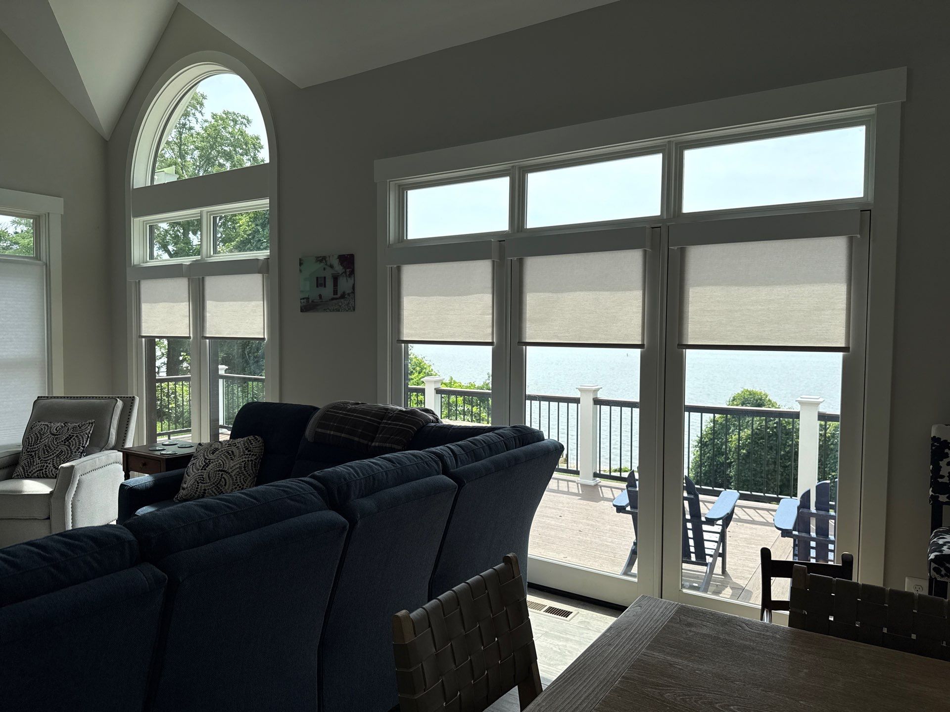 Roller Shade Project in Nanjemoy, MD by Southern Maryland Custom Blinds