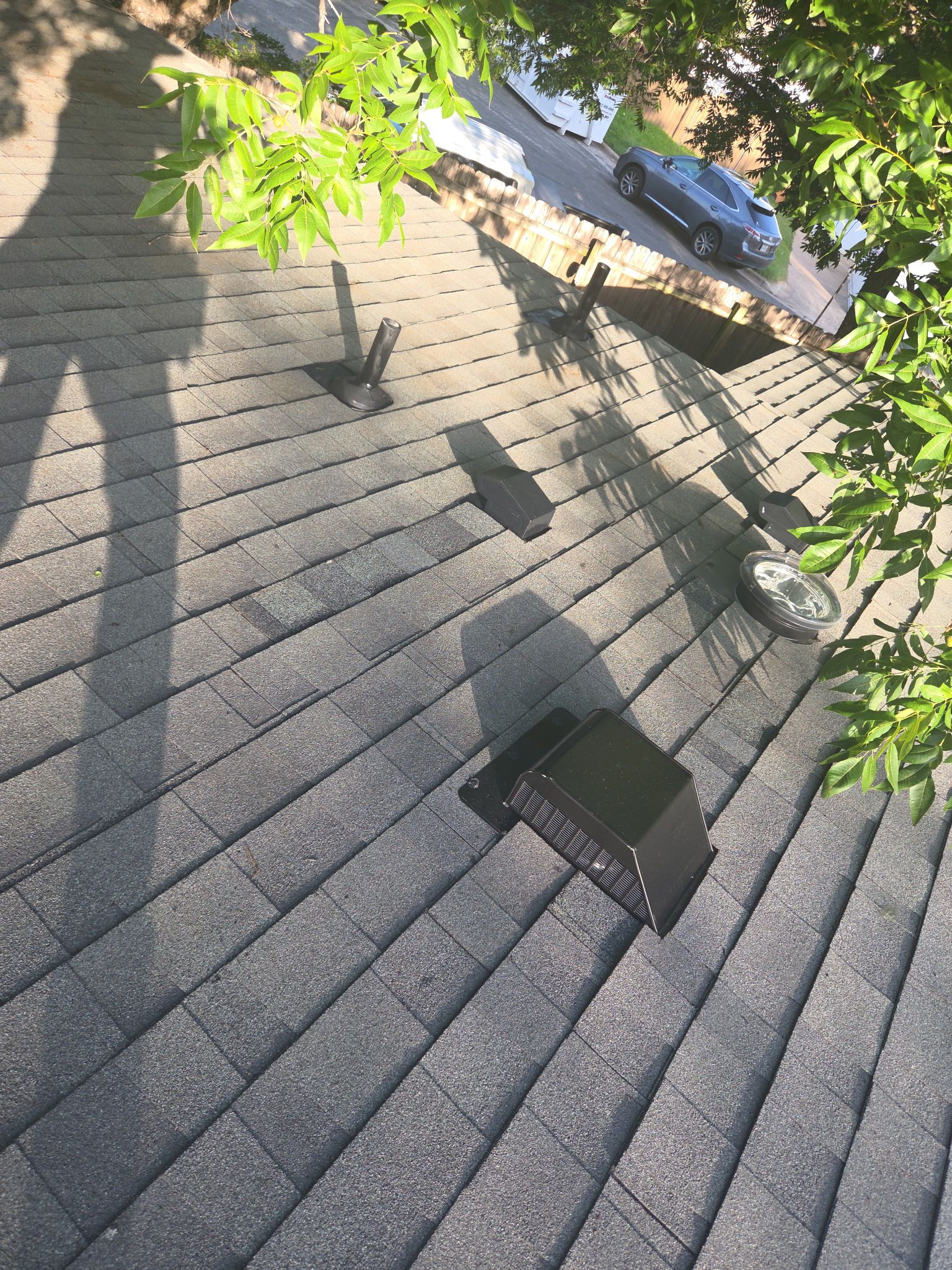 New skylights and a clean roof by REPS OF TEXAS