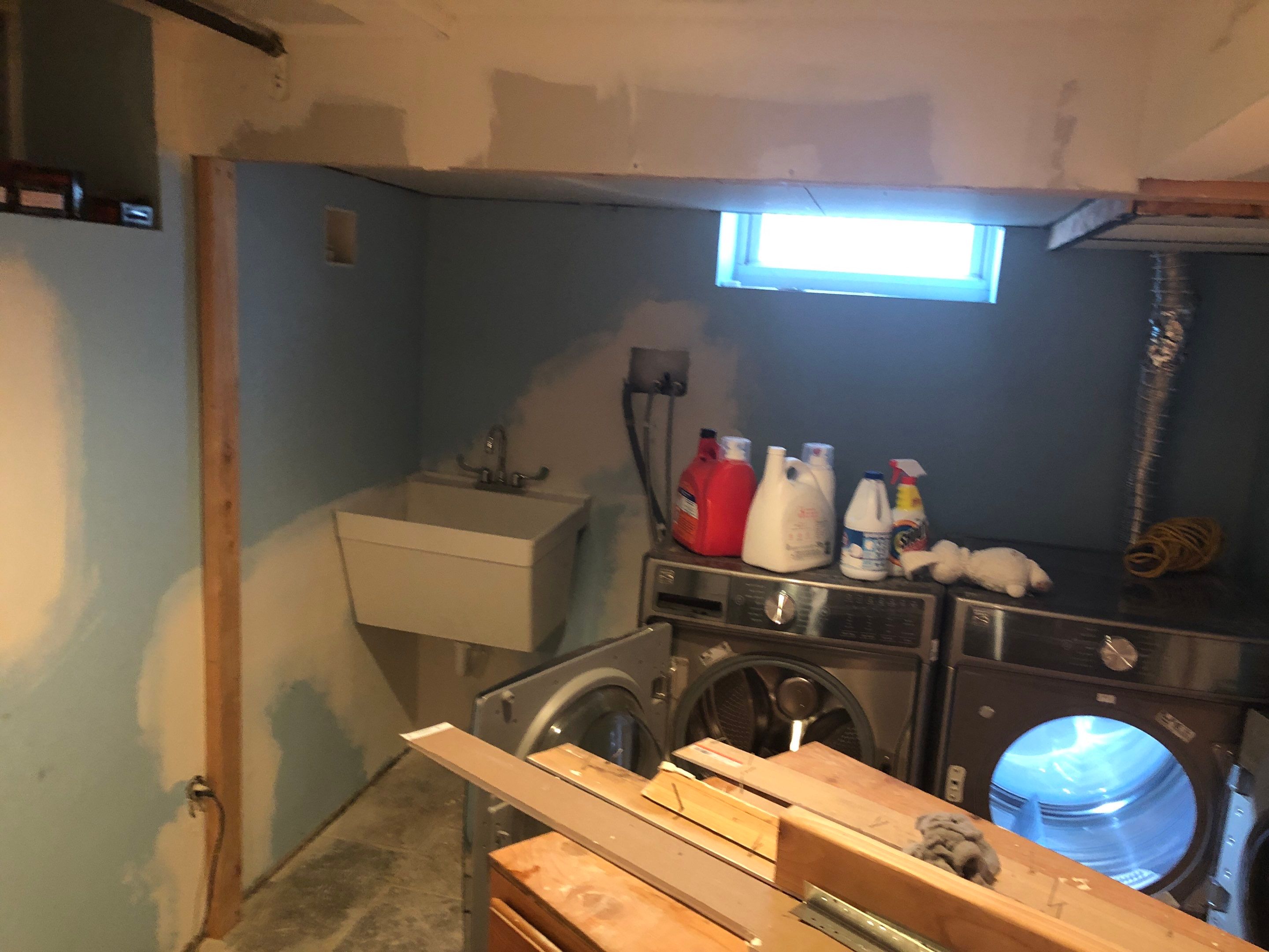 Basement Remodel using Drywall by Home Concepts Construction
