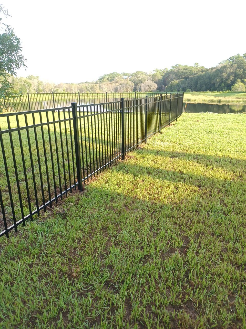 Aluminum Fence Installation using 3 Rail Aluminum Fence by Asap fence and gates, LLC