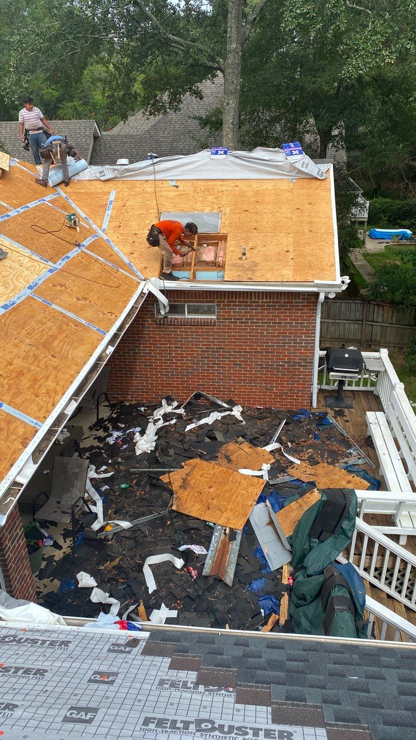 Residential Roofing Installation using Roof Replacement by American Roofing & Construction LLC