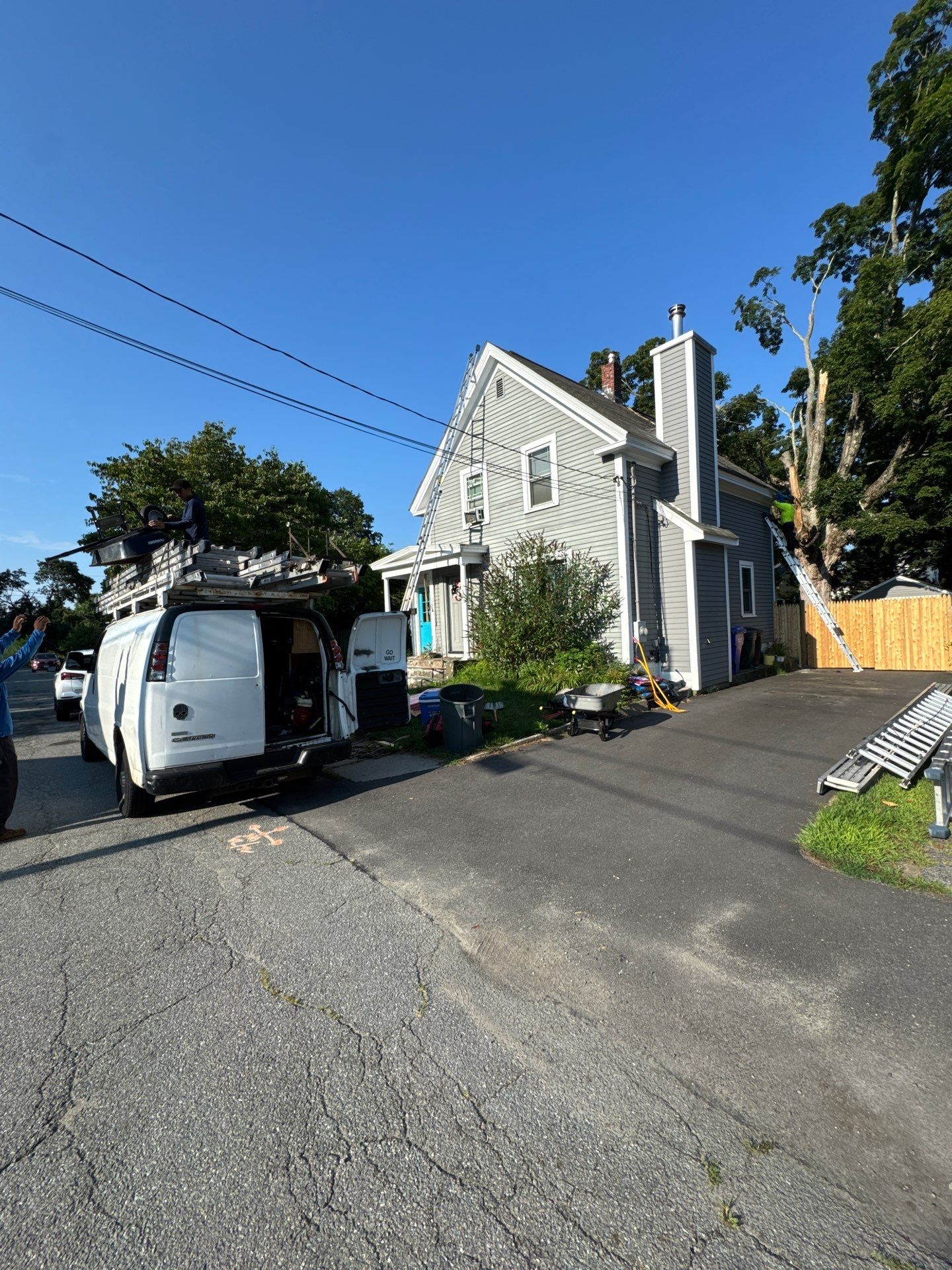 Full Roof Replacement + Custom Gutter Install | Onyx Black Finish by Mighty Dog Roofing of Greater Middlesex County