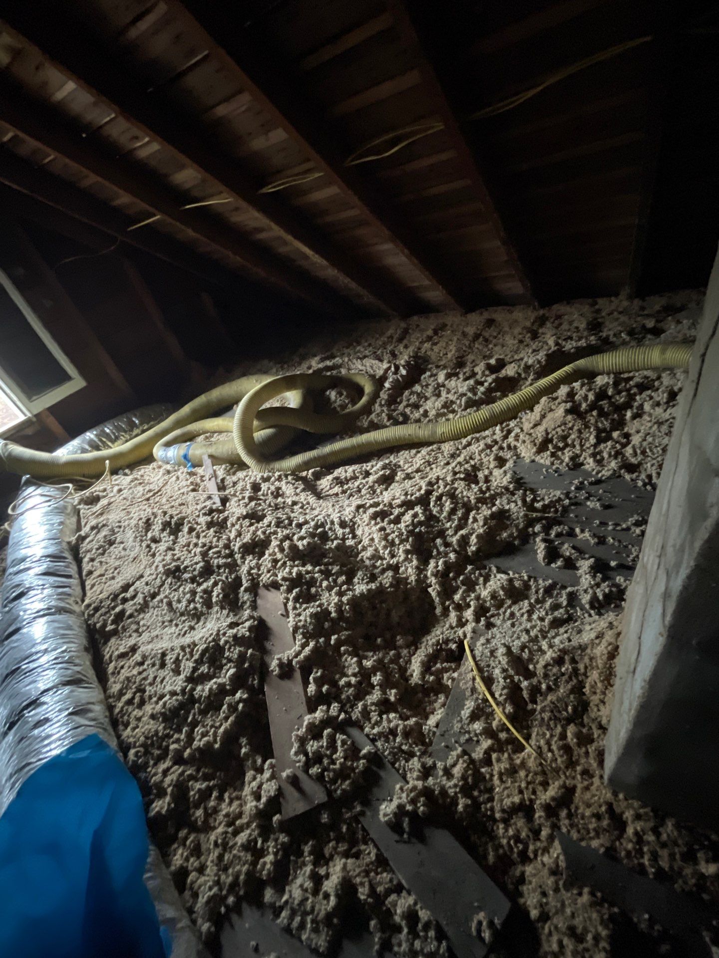 Attic Insulation using Open Cell Spray Foam by NYS Foam & Energy