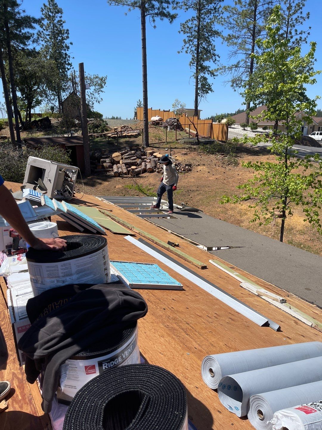 Residential Roofing Installation using Owens Corning Roofing Shingles by Byers Enterprises 