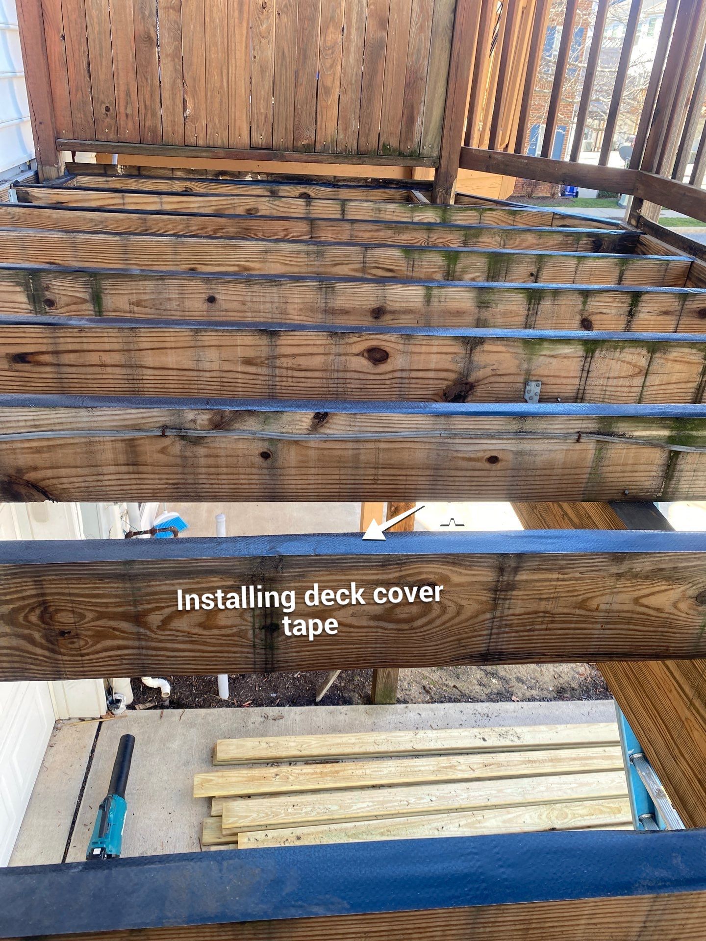 Deck Repair, New steps, New Paint job  by Alpha Design Services