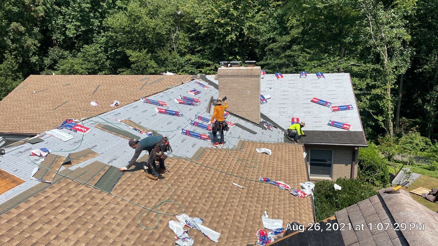 Roof Replacement using GAF Timberline HDZ by American Home Contractors