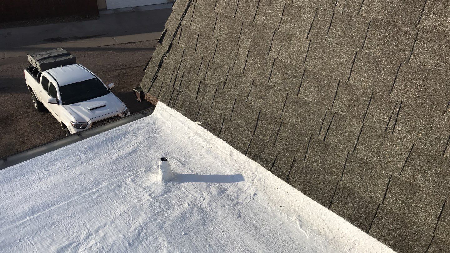 Commercial Roofing Installation using Gaco Silicone Coating  by A to Z Roofing