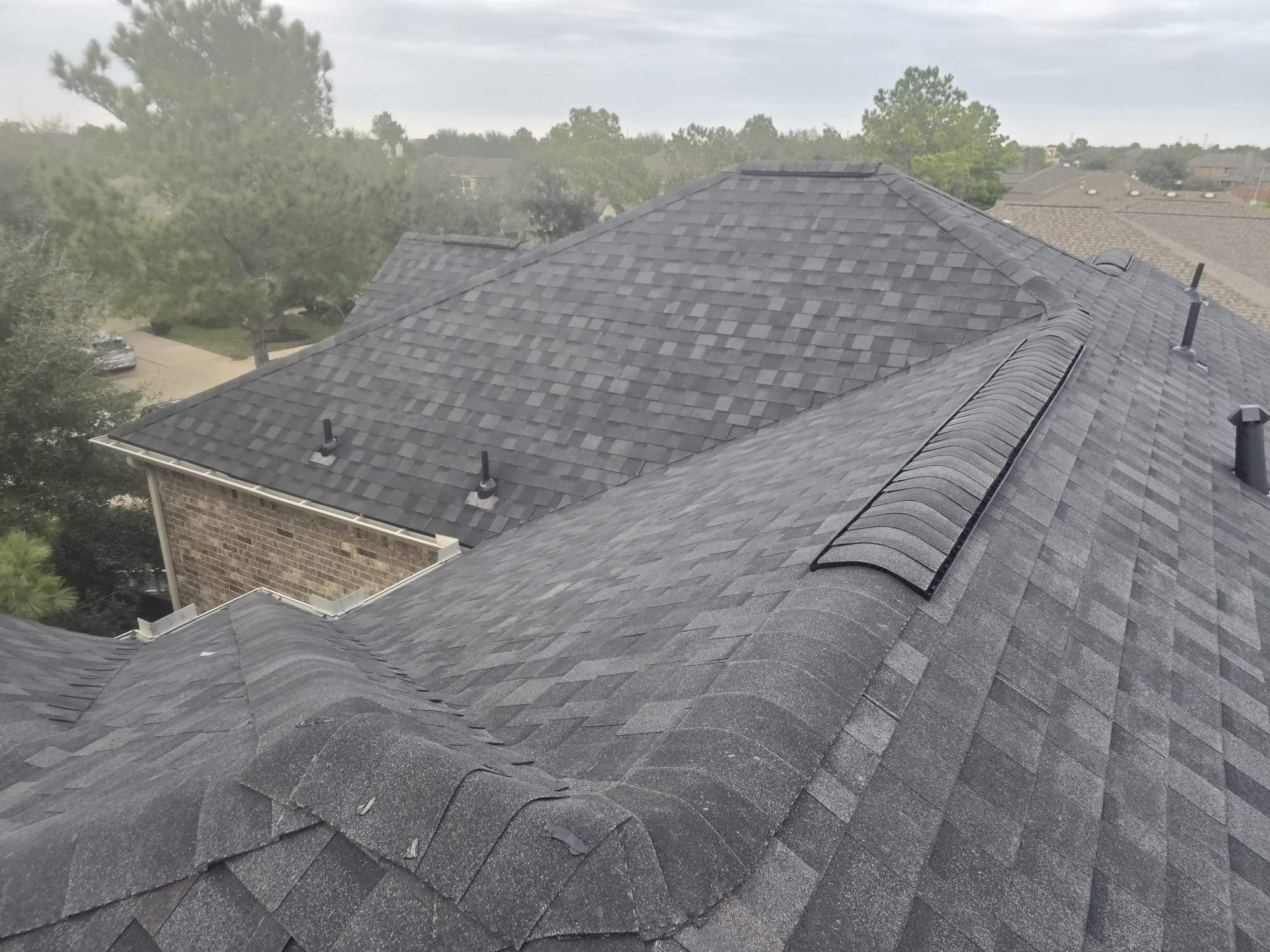Full Residential Roof Replacement and Storm Damage Repairs in Cypress by Caliber Restoration LLC
