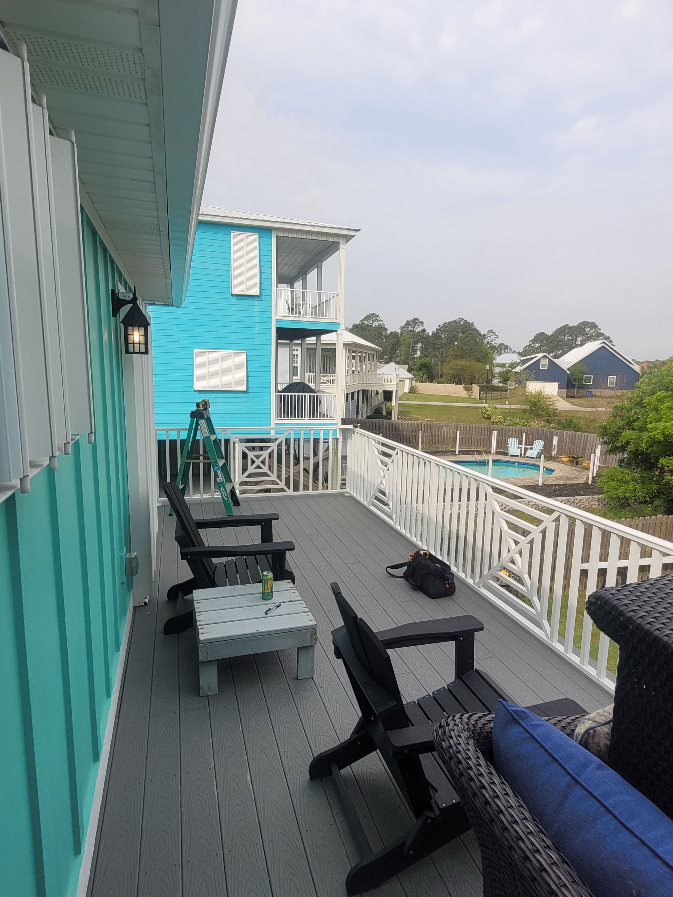 Elevated Patio Cover w/Pergola Trim by Titan Sunrooms