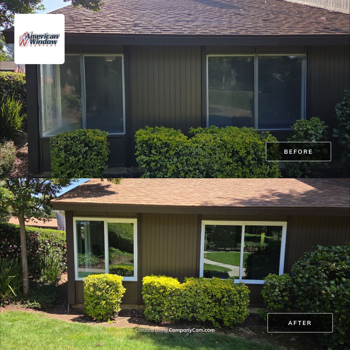 Window Installation using Milgard V250 Style Line by American Window Company
