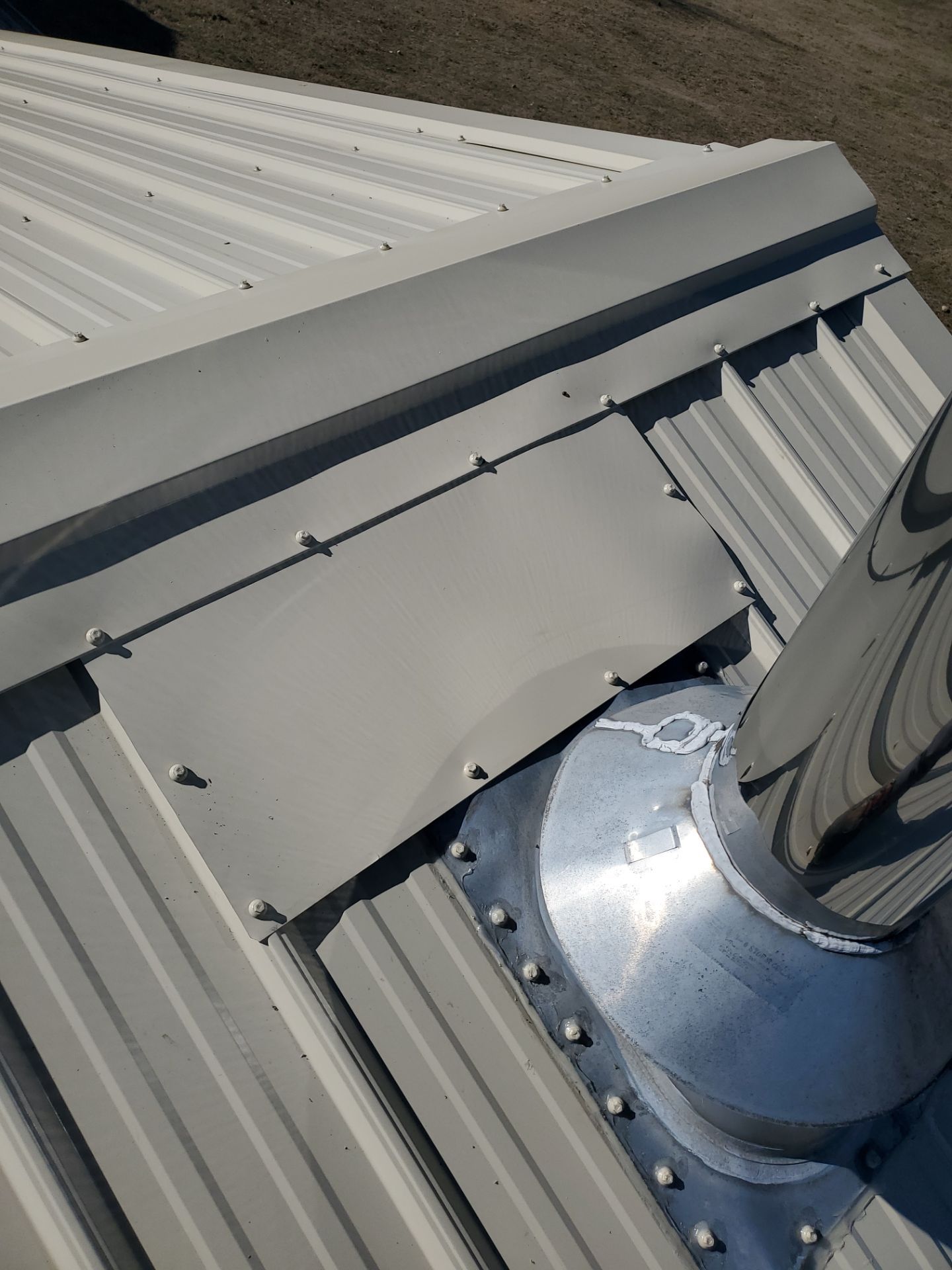 Residential Metal Roof Replacement using Reed's Metals: 26 GA. Colored Residential Metal Panels (Ivory) by Hostetler Roofing