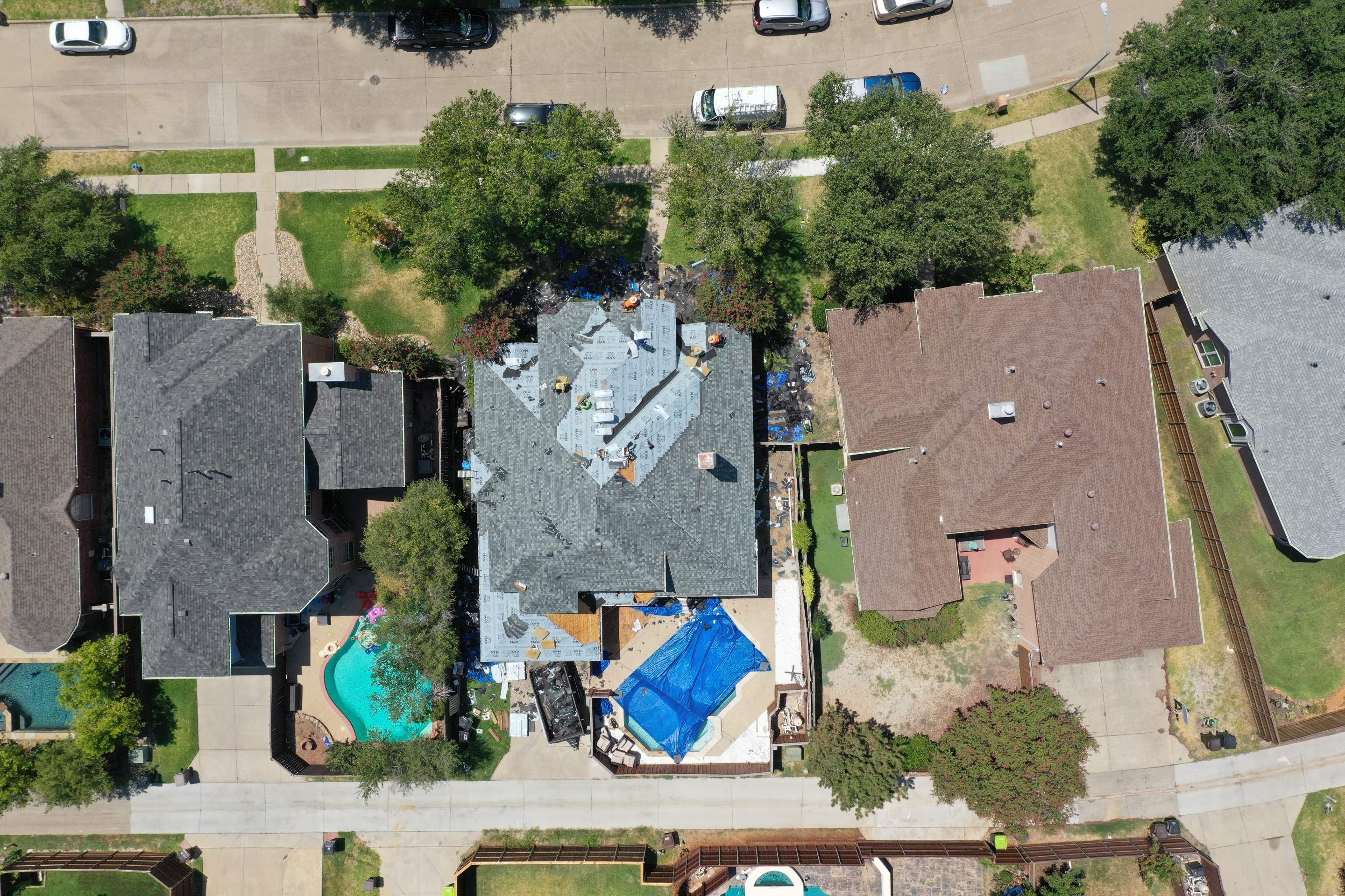 Residential Roofing Installation using IKO Dysnasty Class3 Summit Gray by Eminent Roofing & Auto Hail Repair