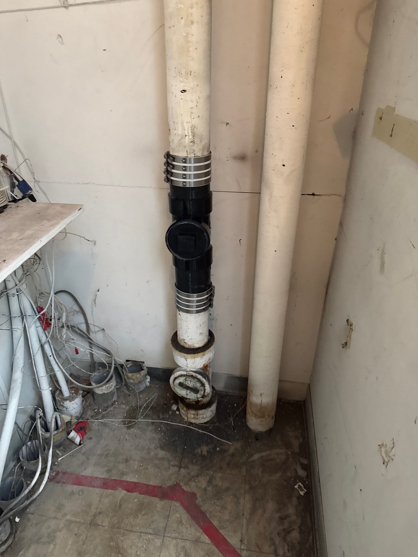Installing New Piping and Tested Water Flow. by Us Plumbing 