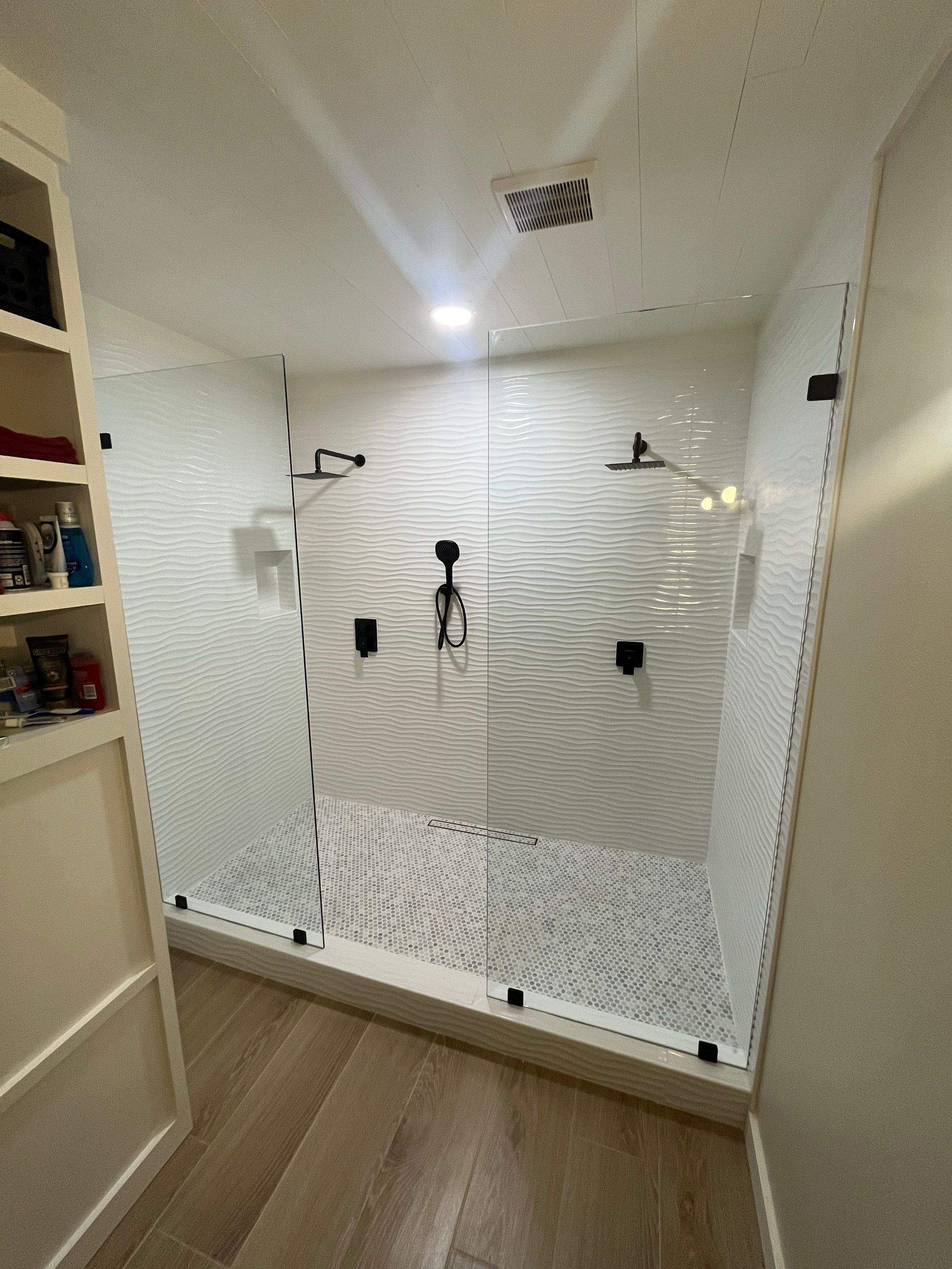 Shower Pictures by Custom Glass Service