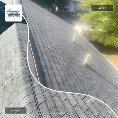 New Roof Install using Tamko Titan- Rustic Black in Dunkirk, MD