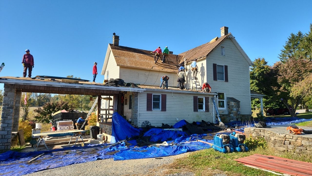 Complete Exterior Home Make Over in Maryland by Elvis General Construction LLC