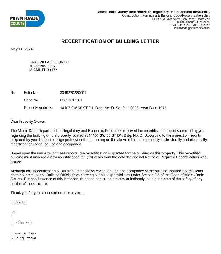 LAKE VILLAGE CONDO - BLDG D by Souffront Construction & Engineering
