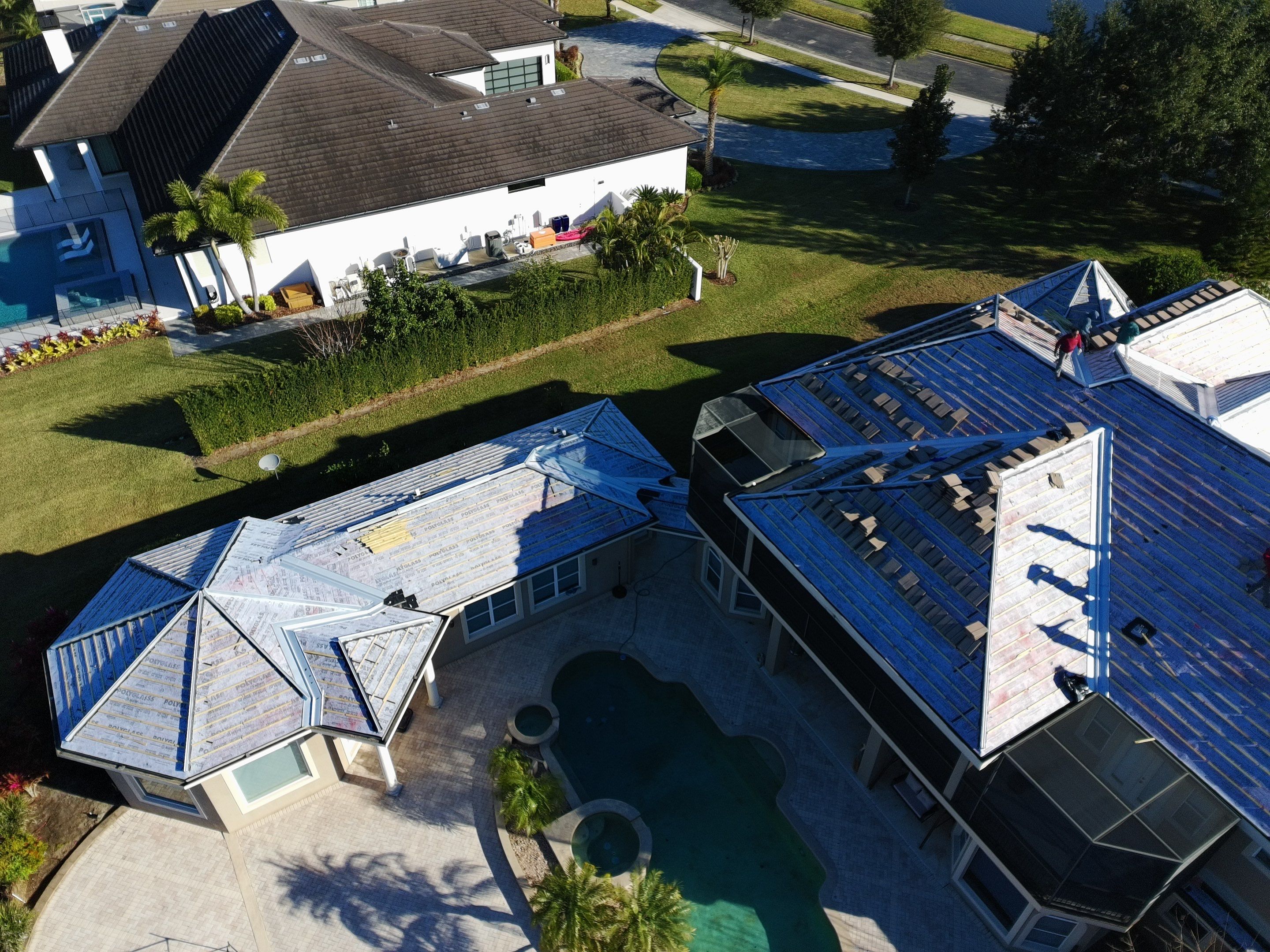 Mediterranean Tile Roof Replacement and Leak Remediation in Orlando by Fortified Roofing Solutions Corp.