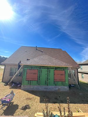 Roof Addition using OC Oakridge Brownwood