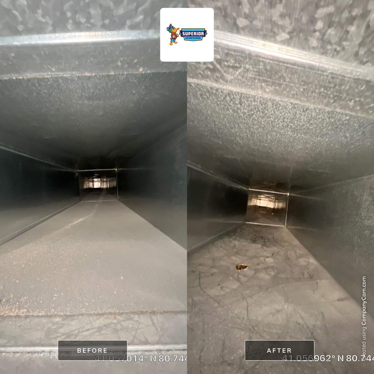 Air Duct Cleaning With a Vacuum Truck in Canfield, OH by Superior Air Duct Cleaning