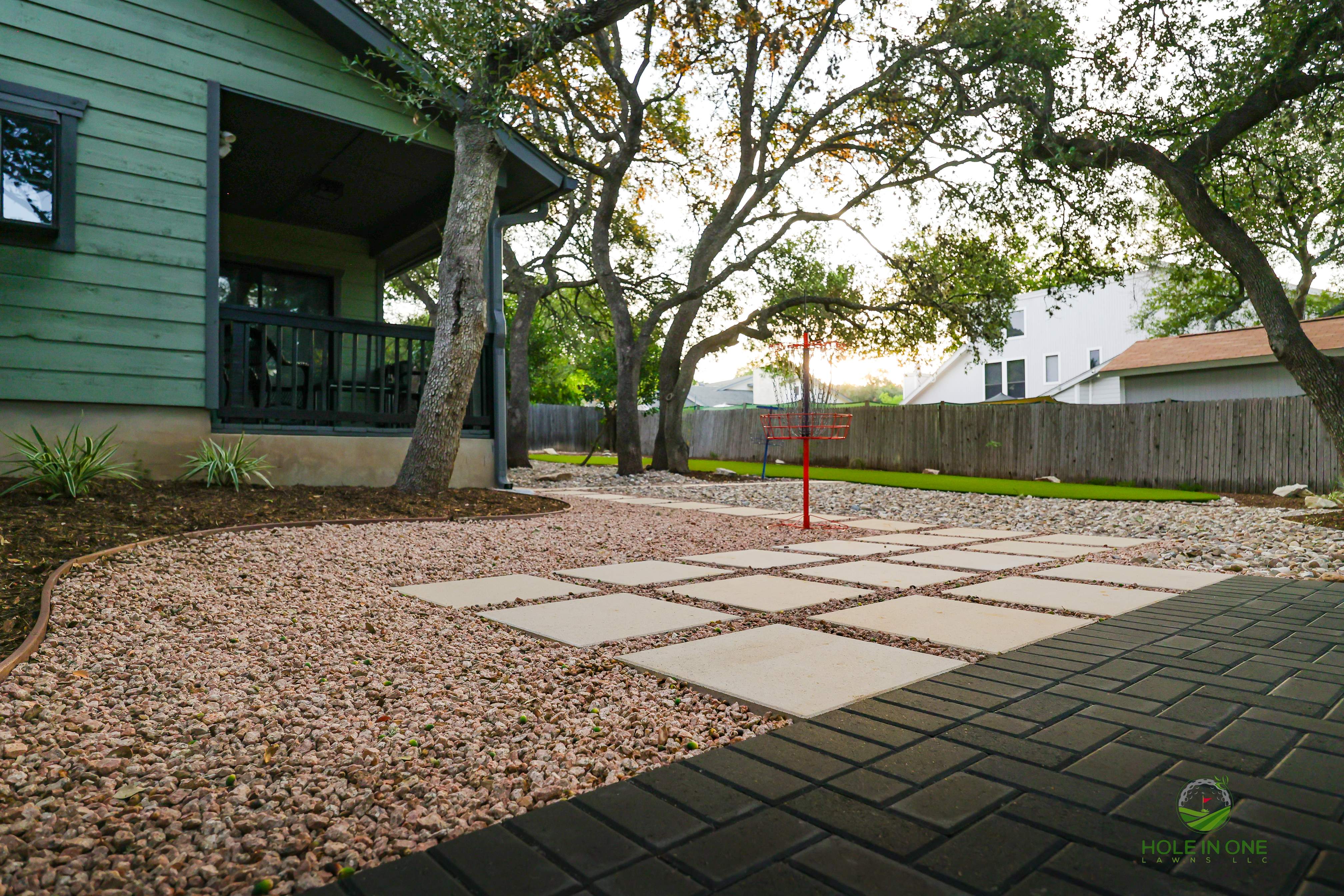 Pet Turf, Holland Paver Walkway & 2x2 Pavers | Green Springs Valley, San Antonio TX by Hole In One Lawns, LLC