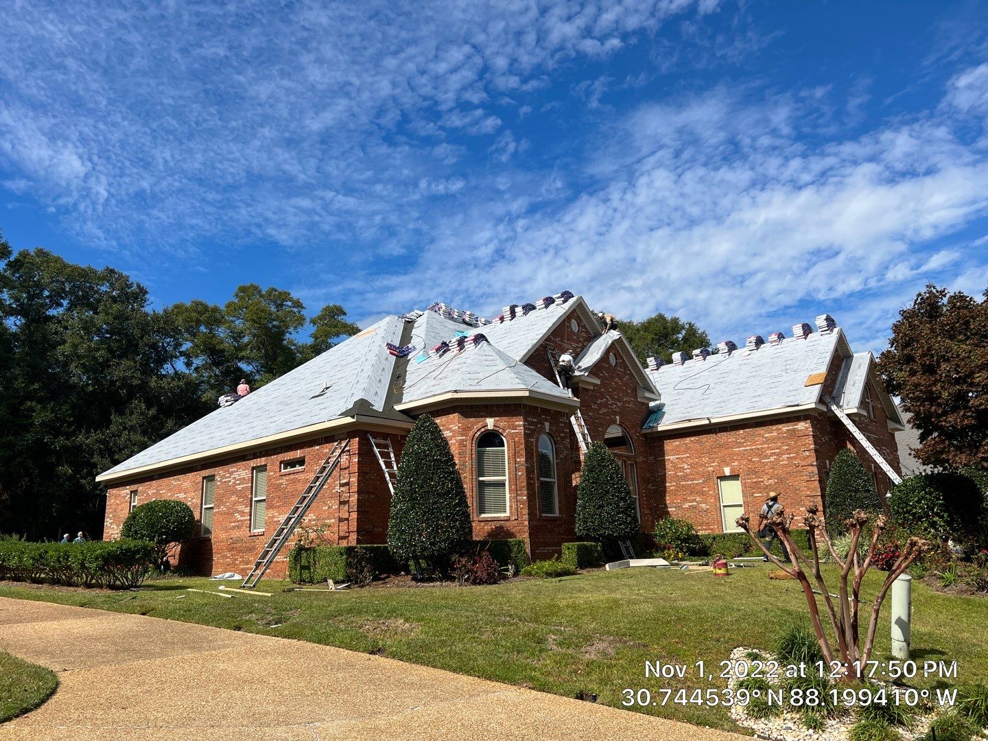 Residential Roofing Installation using Roof Replacement by American Roofing & Construction LLC