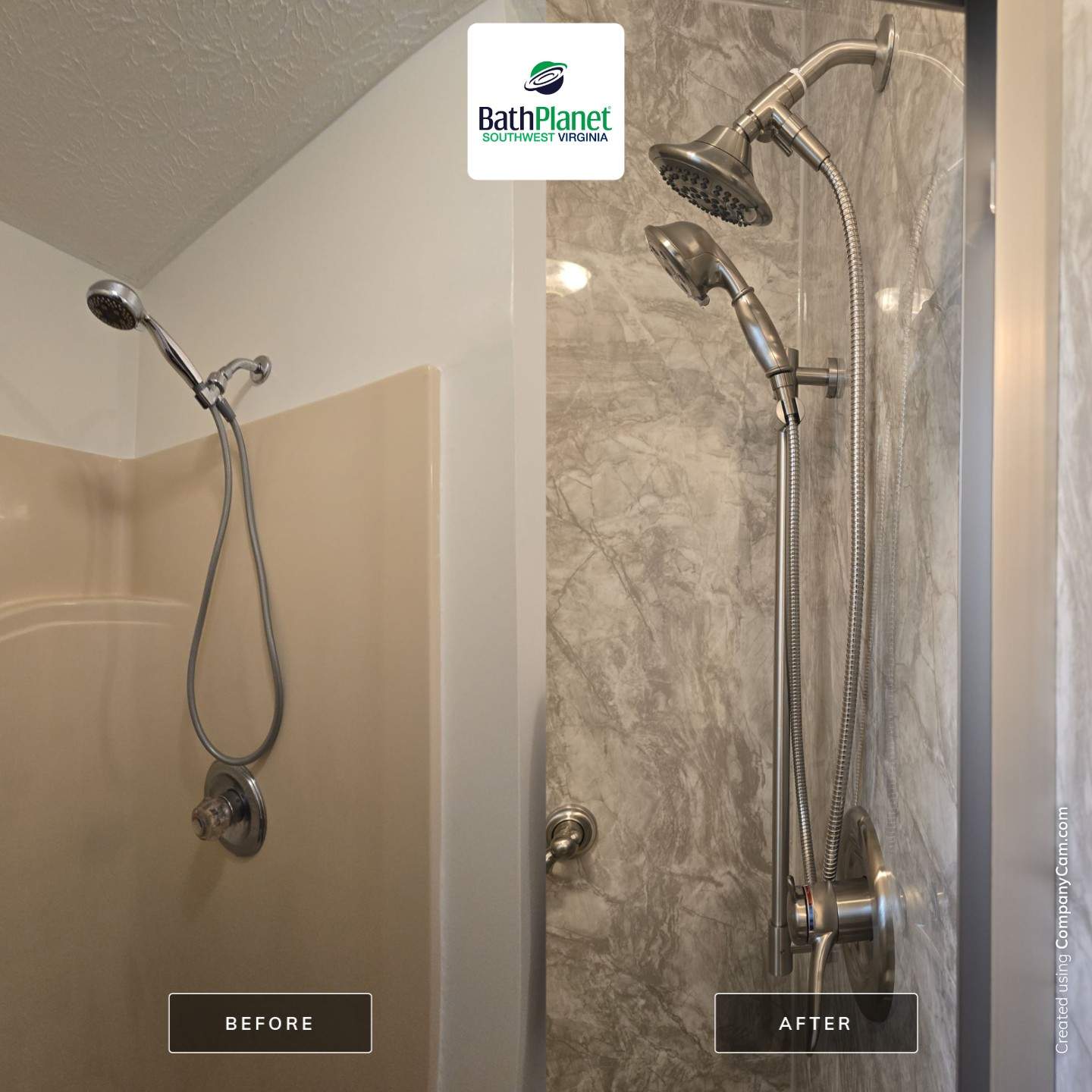 Shower Upgrade by BathPlanet SW Virginia