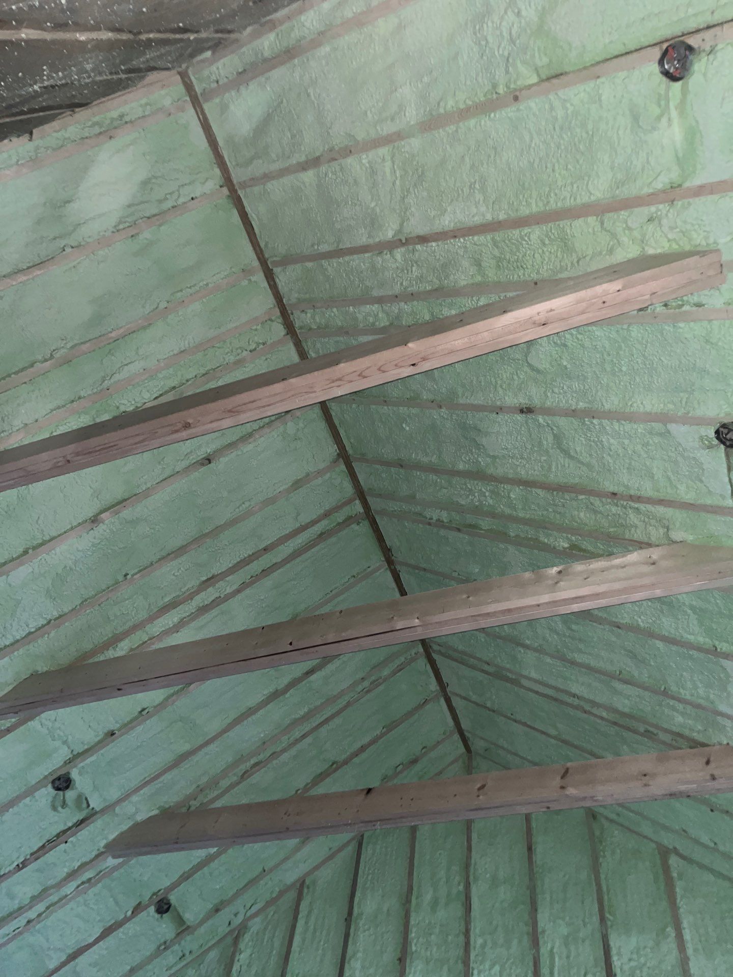 Detached Garage using Closed Cell Spray Foam by NYS Foam & Energy