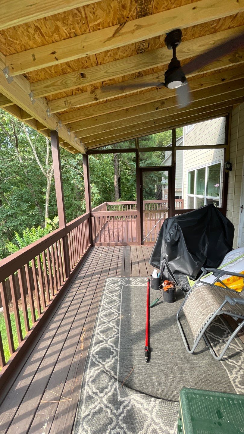 Southwood Screened Porch by Pillar and Pine