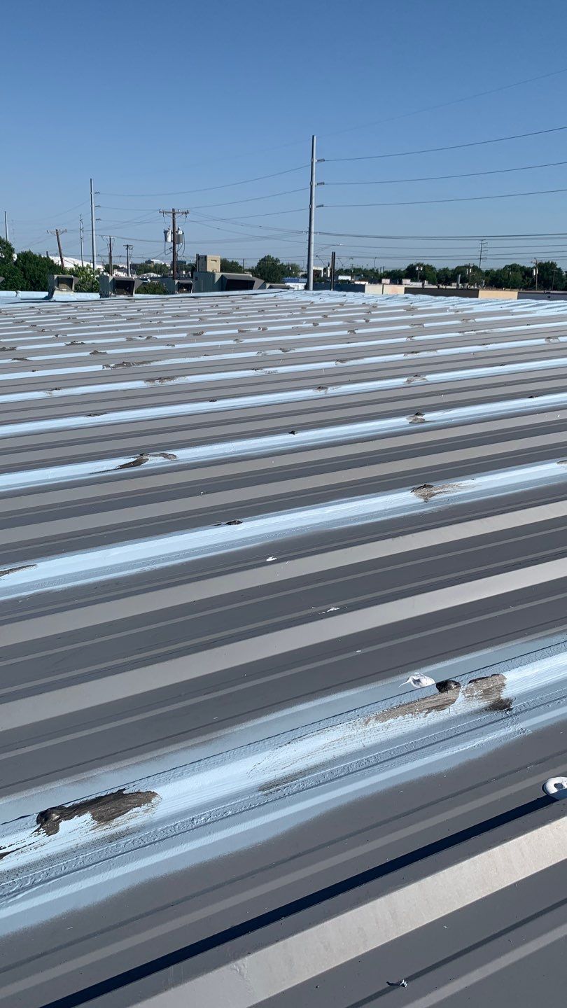 Foam & Metal Roof Restoration – Thermo Sensors (Garland, TX) by All Star Roofing LLC