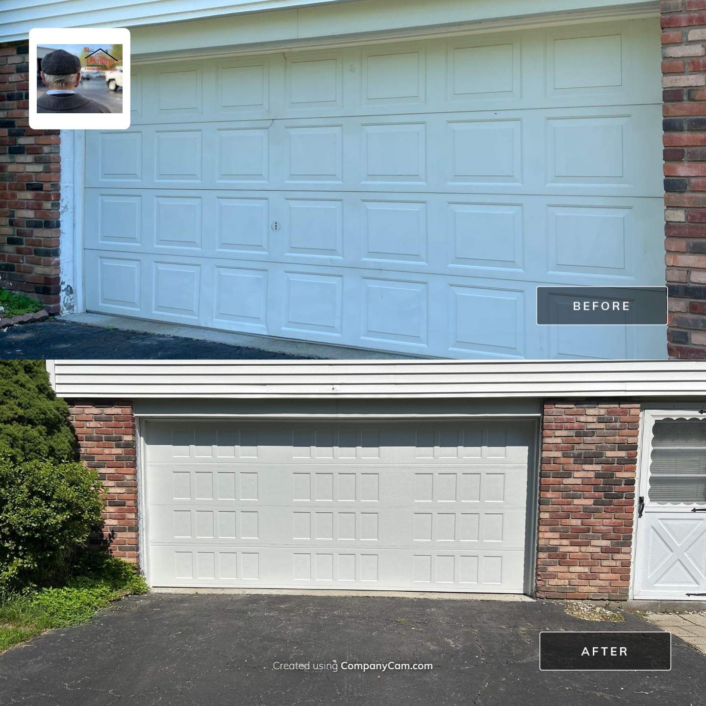 Garage Door Installation Using Amarr Designer Choice Garage Door by DiGiorgi Roofing and Siding Inc