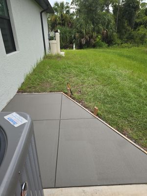 Concrete Pad in North Port, FL by Smirnov Construction Inc