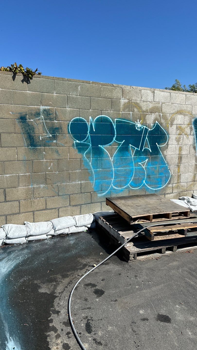Graffiti removal in San Juan Capistrano by Property Cleaning Experts, LLC