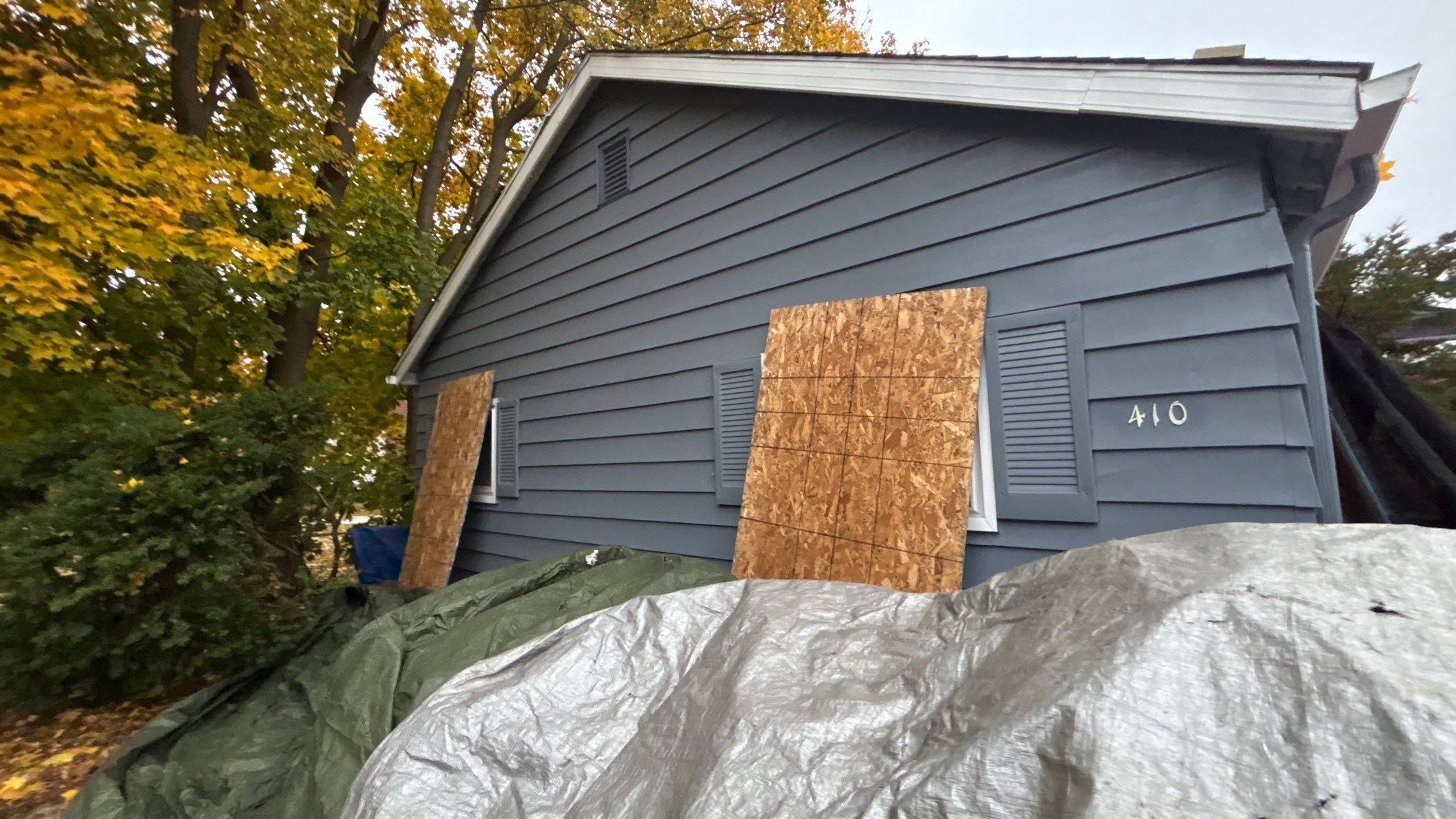 Roof Replacement using Owens Corning Midnight Plum by 180 Contractors