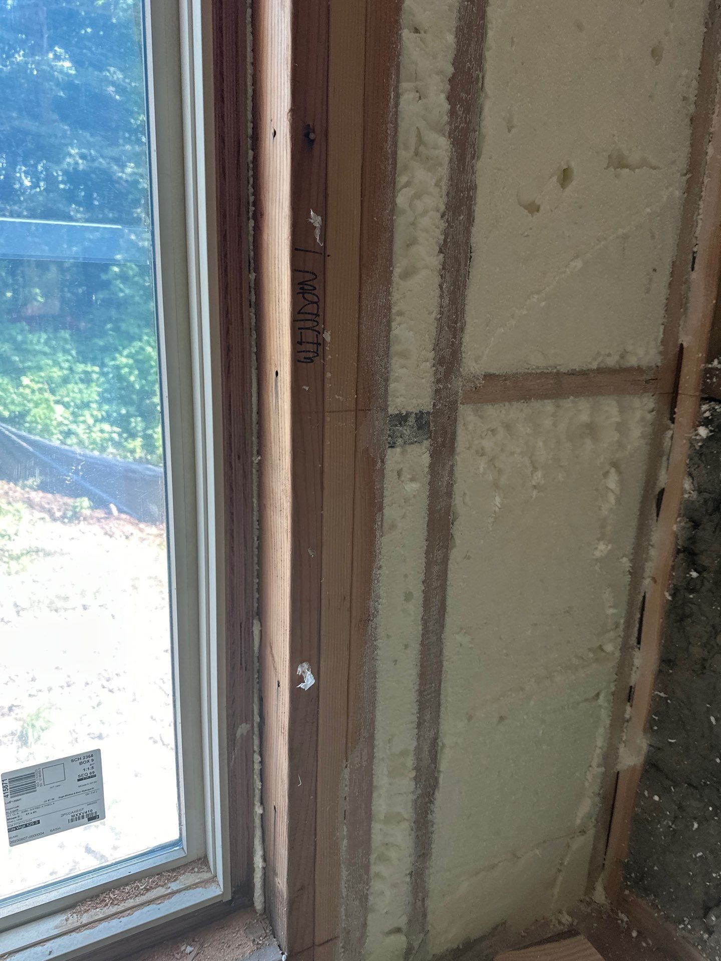New Home Construction using open cell spray foam by NYS Foam & Energy