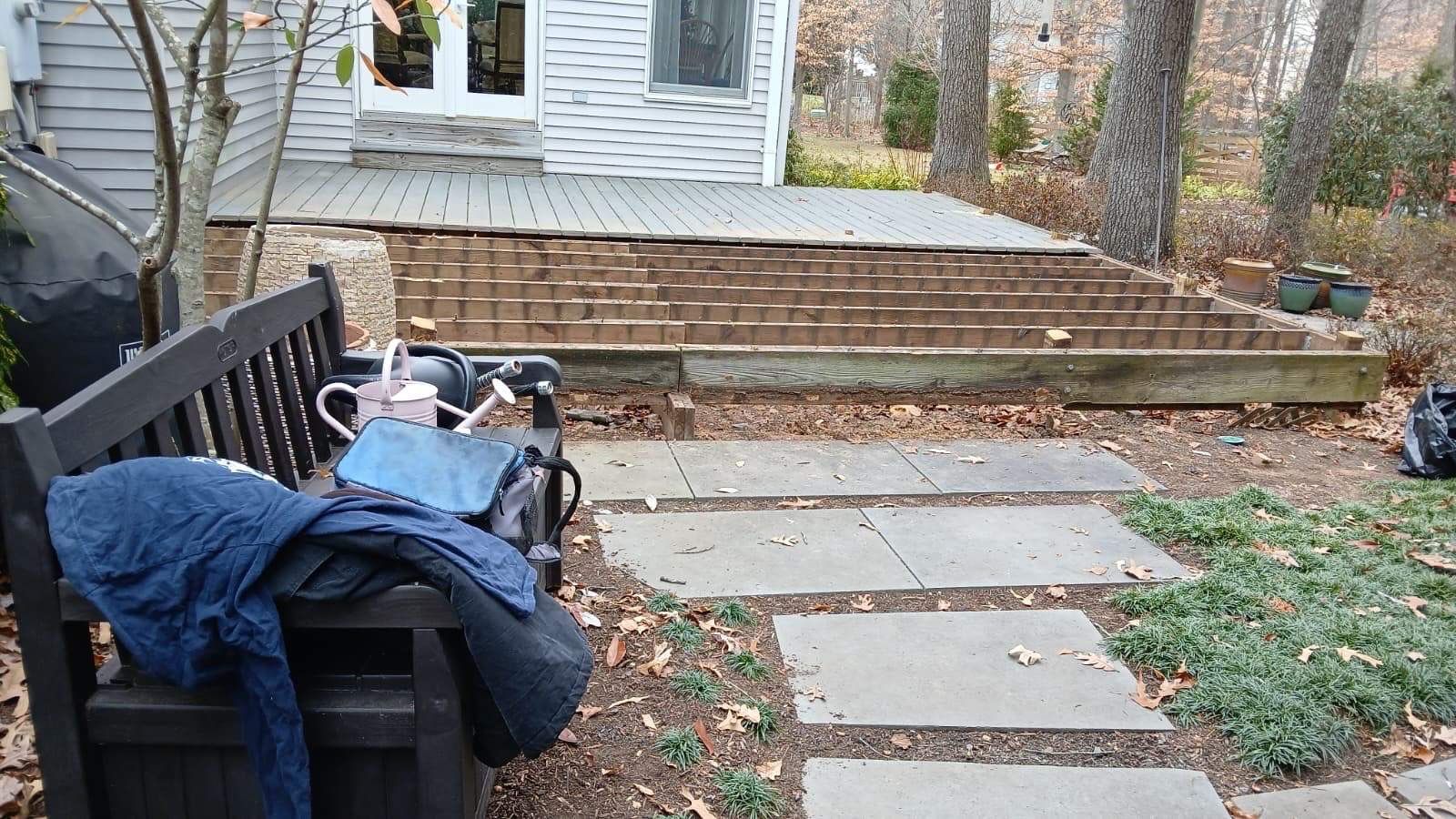 Trex Deck Resurfacing & New Railing in Sterling, VA by Sunburst Construction Inc