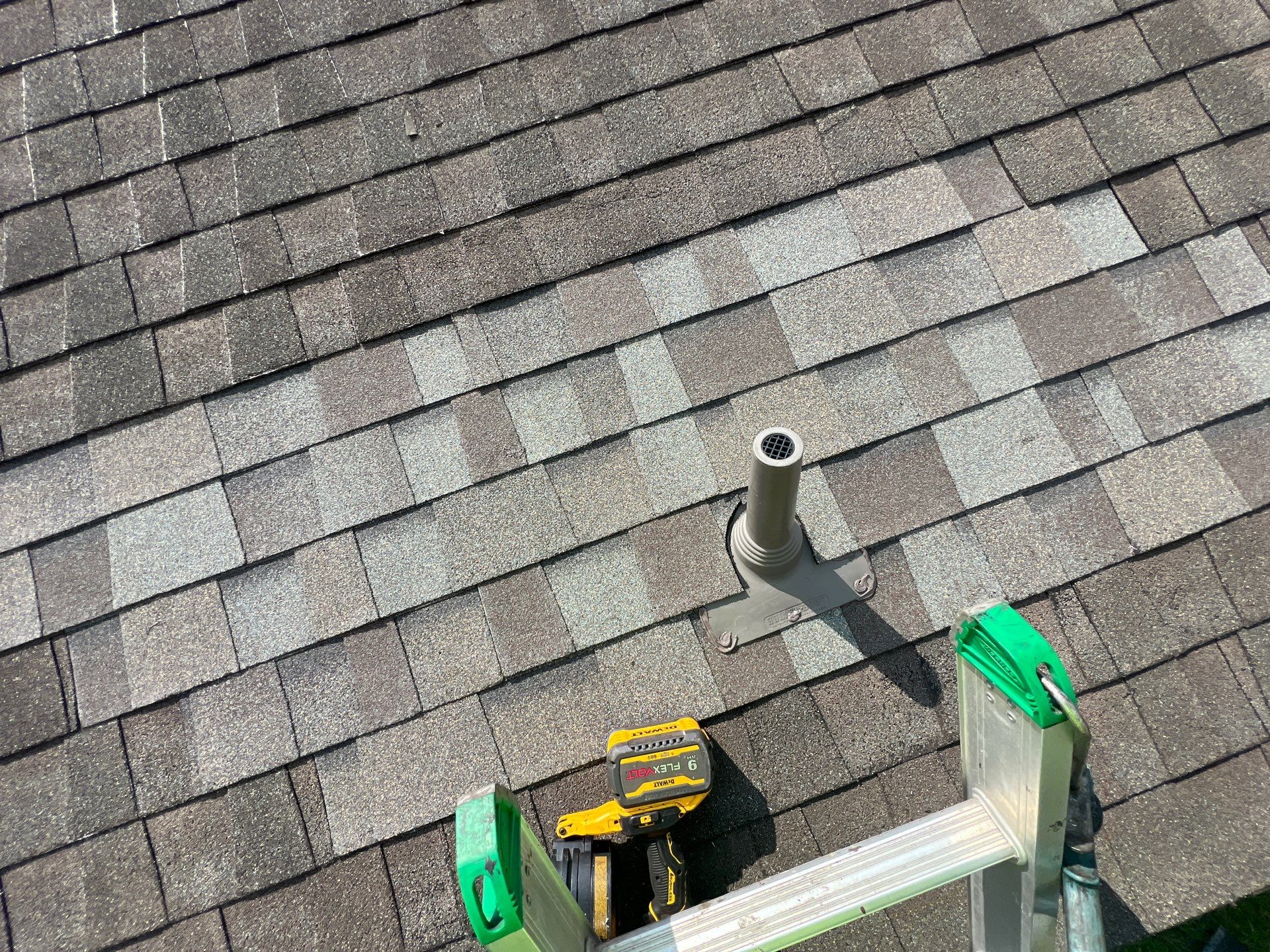 Hail Damage using Owen's Corning Duration (Lifetime) Shingles by Roof Repair Company