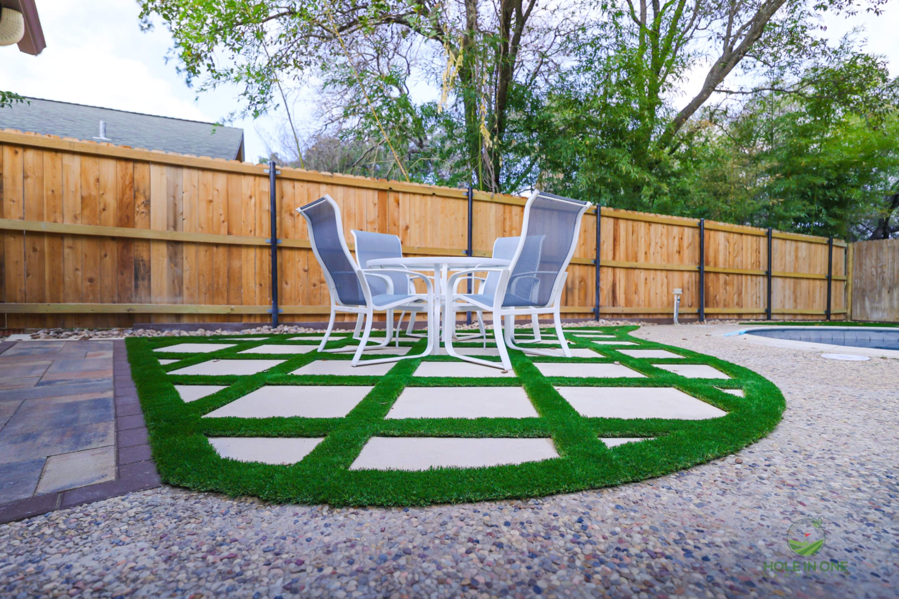 Hunters Creek, San Antonio Tx. by Hole In One Lawns, LLC